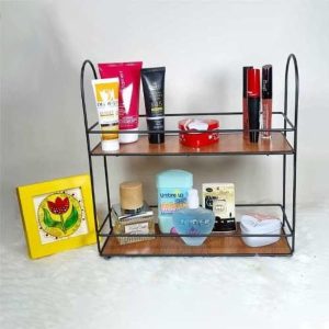استند 2 طبقه پایه حلقه کف چوبی